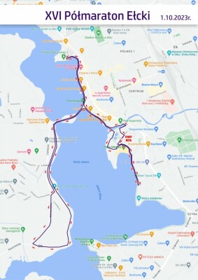 półmaraton 2023 mapa trasy